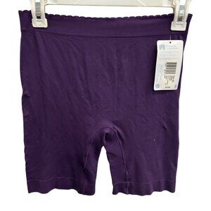 Jockey Womens Slipshort Microfiber Stretch XXL Purple Undergarment Smooth Fit
